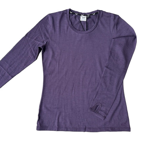 Merino 365 Womens Long-sleeve Tee I Violet