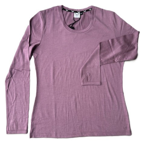 Merino 365 Womens Long-sleeve Tee I Mauve